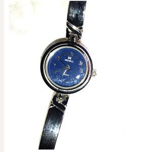 Stainless steel and silver Michelli watch like new